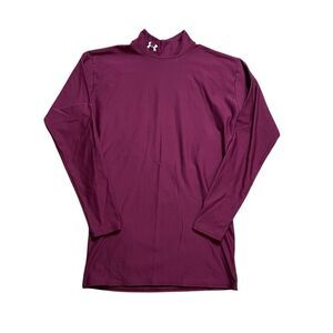 UNDER ARMOUR Coldgear Mock Neck Long Sleeve Shirt Size XL